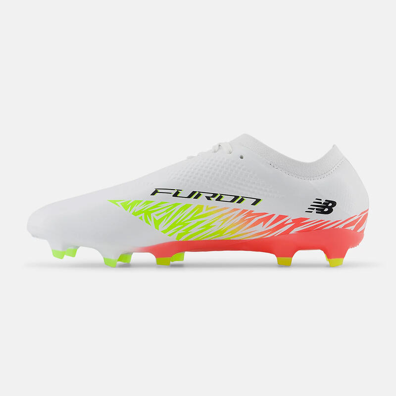 Ghete de fotbal New Balance Furon Pro FG V8 Albe