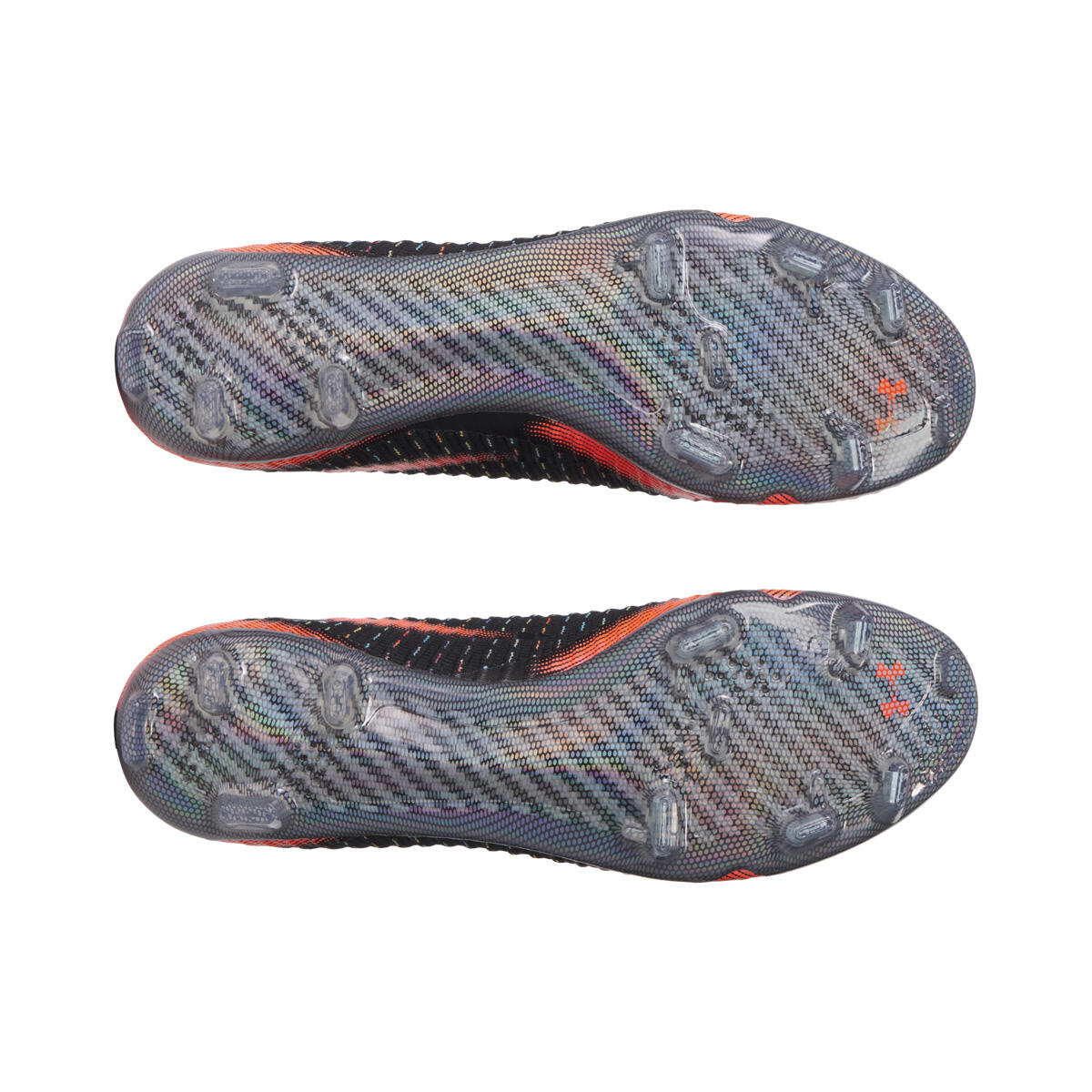 Scarpe da calcio UA Shadow Elite 3 FG Arancione e Nero Under Armour 2/5