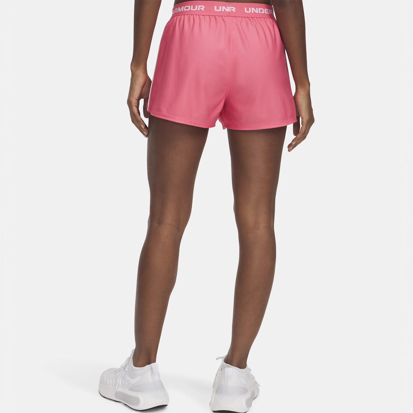 Calção UA Tech™ Play Up Rosa para Mulher 2/3