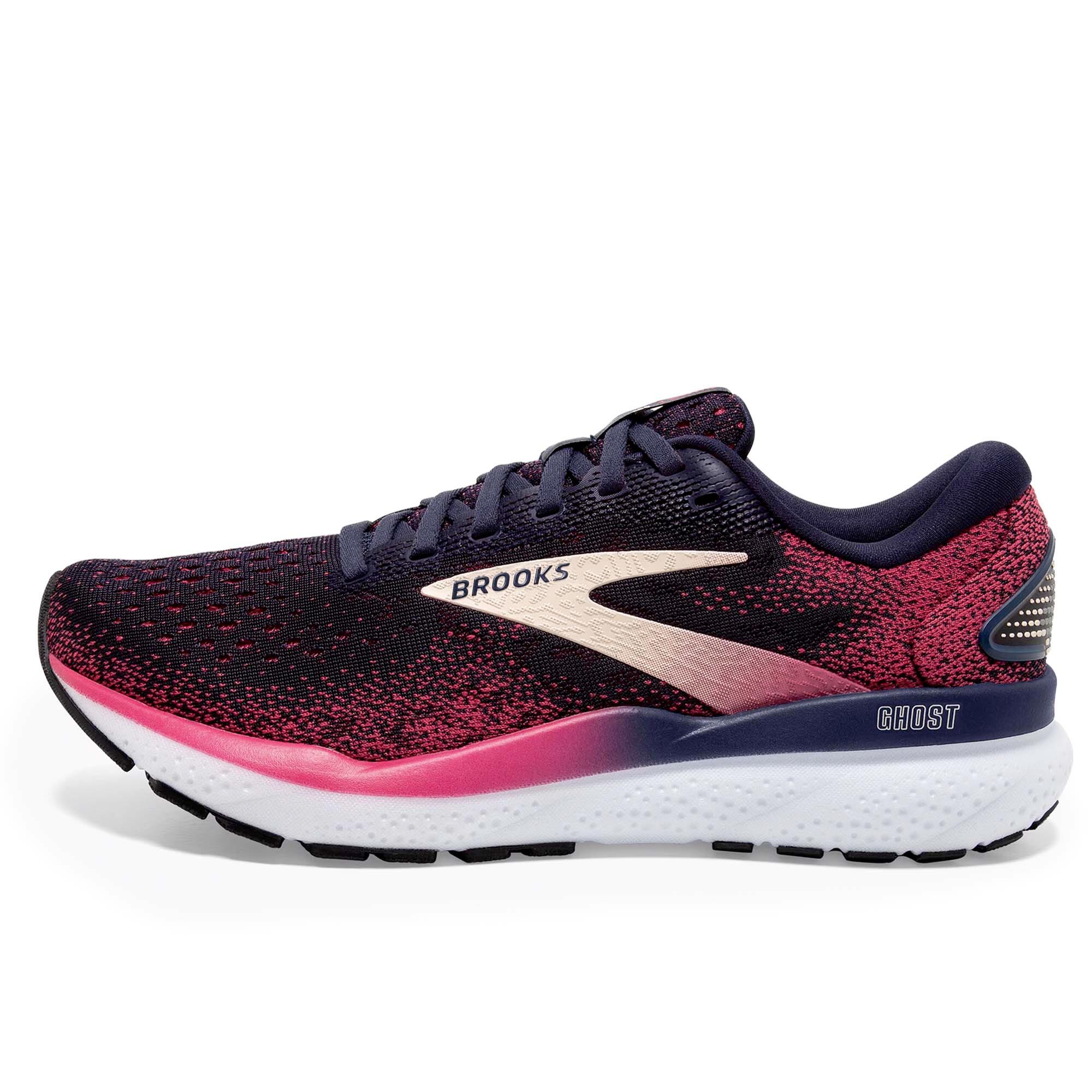 Brooks - Chaussures De Course Brooks Ghost 16 Femme - Chaussures De Sport - Blanc - 38 - Decathlon