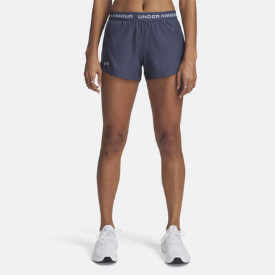 Pantalón Corto Ua Tech™ Play Up Para Mujer Gris Tormenta