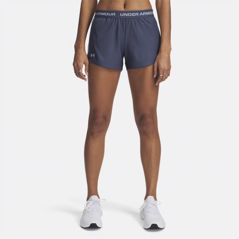 Under Armour - Short Ua tech™ Play Up Pour Femme Gris Tempête - Short - Bleu - 36 Xs - Decathlon