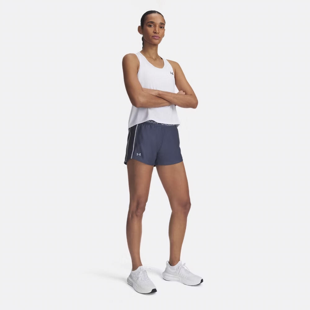 Pantaloncini UA Tech™ Play Up da donna Grigio tempesta 3/3
