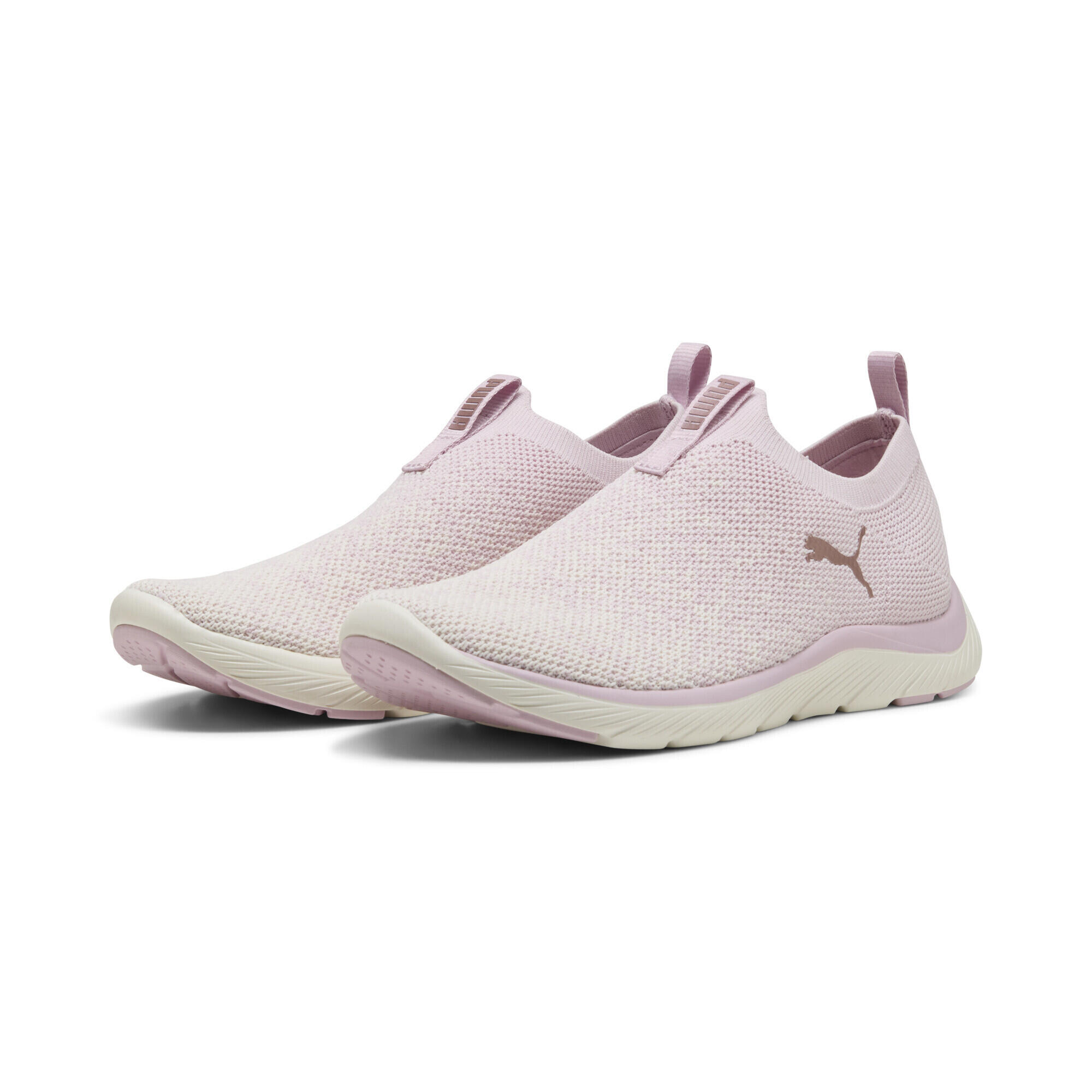 Puma - Chaussures De Running En Mesh À Enfiler Softride Remi Femme Puma - Chaussures De Sport - Blanc|jaune|violet - Decathlon