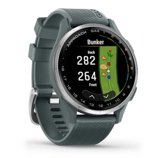 GARMIN Garmin Approach S44, Reloj Inteligente de Golf, Gris