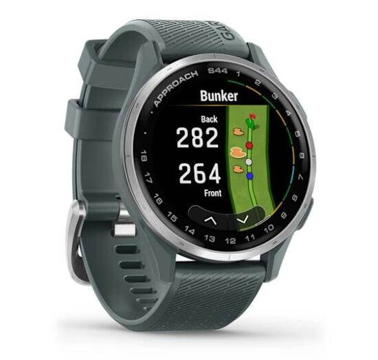 Orologio da golf intelligente Garmin Approach S44 grigio