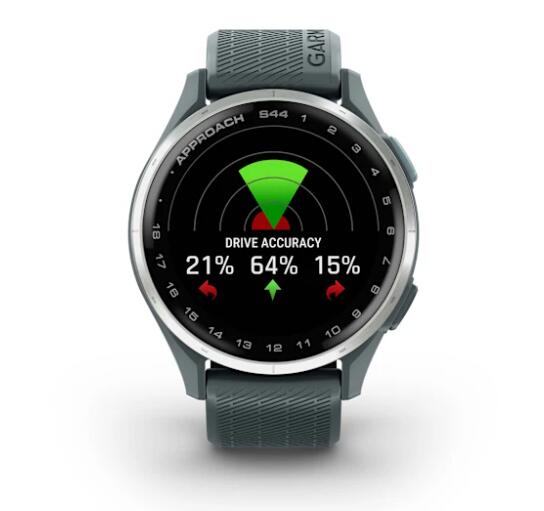 Montre de golf intelligente Garmin Approach S44, gris 2/4