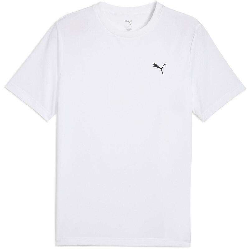 Tricou barbati Puma Ess Small Logo Poly Tee, Alb