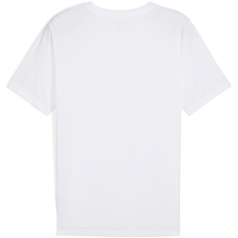 Tricou barbati Puma Ess Small Logo Poly Tee, Alb