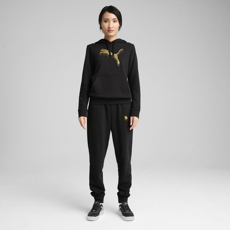 Manșoane De Compresie Alergare Femei Ess Metallic Roz PUMA Black Metallic Gold