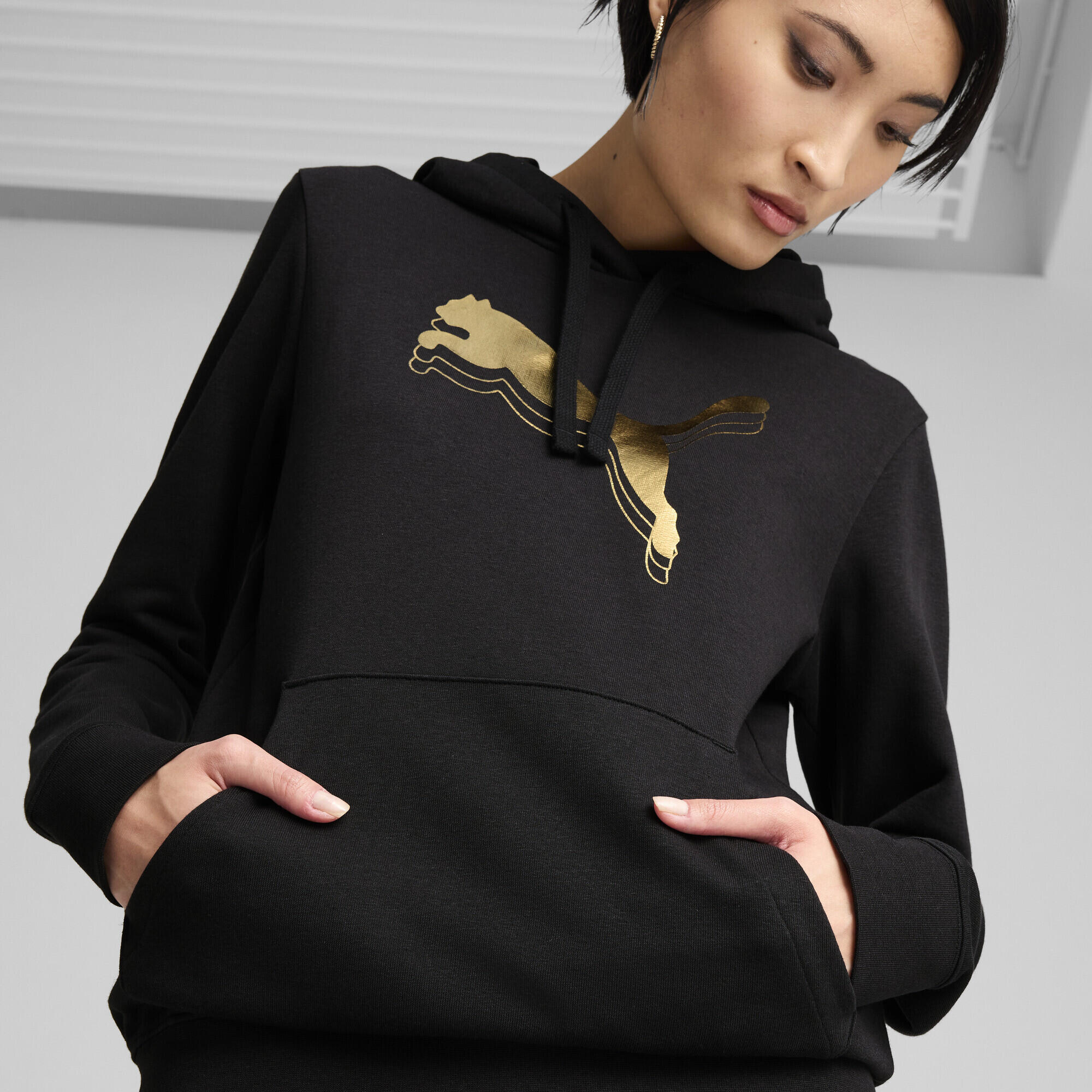 Manga para aumentar transpiração Mulher corrida ESS Metallic PUMA 3/7