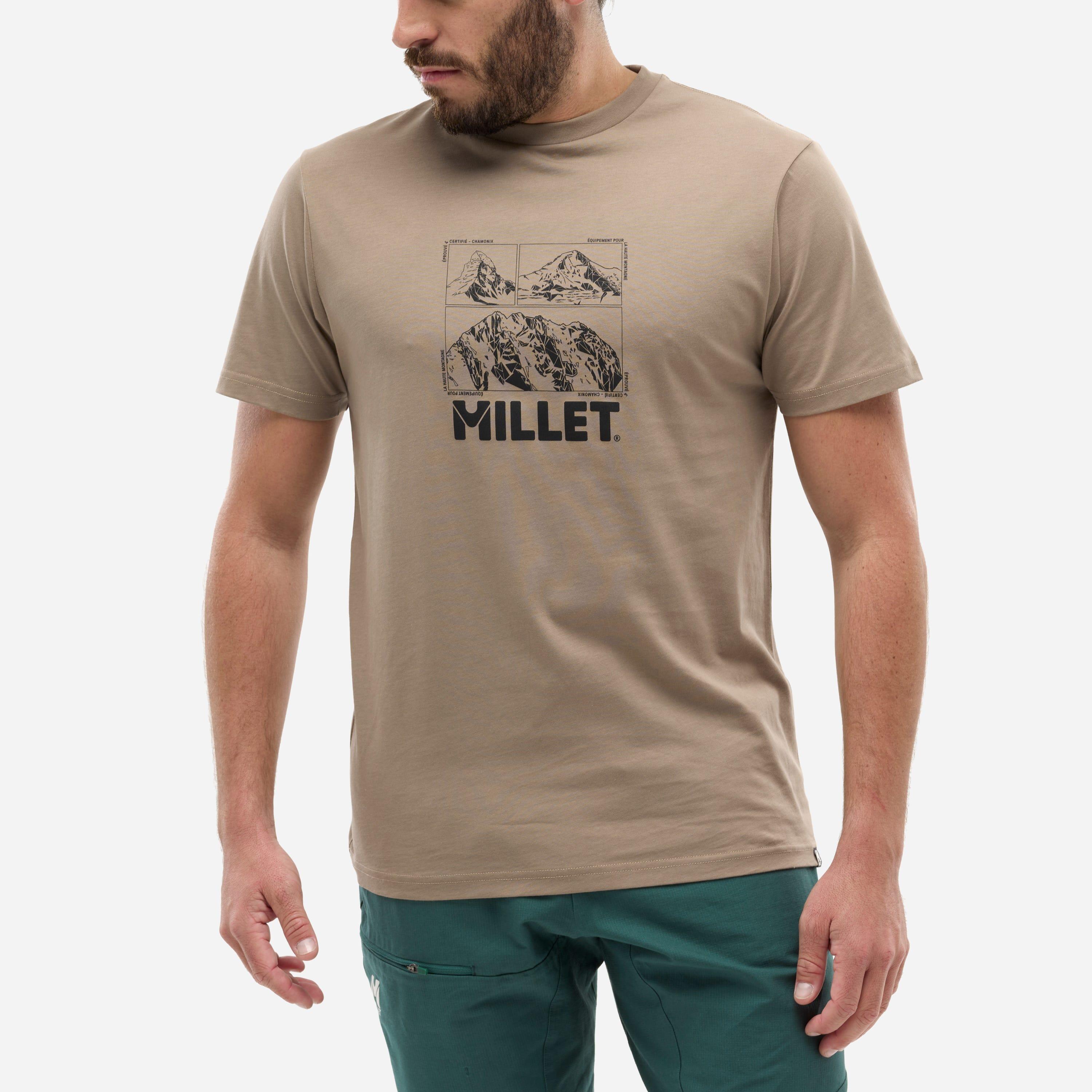 T-shirt Arrampicata Uomini  CHAMONIX LOGO 3/4