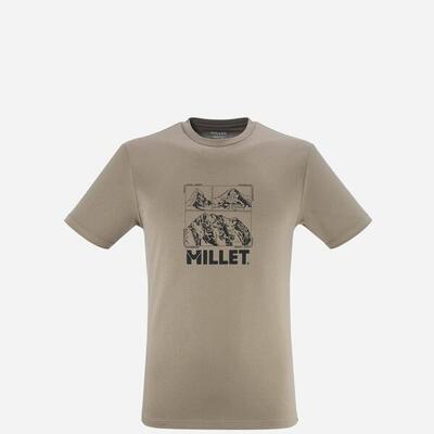 T-shirt klimmen voor heren chamonix logo