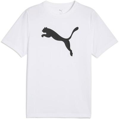 T-shirt puma ess poly tee. wit. mannen