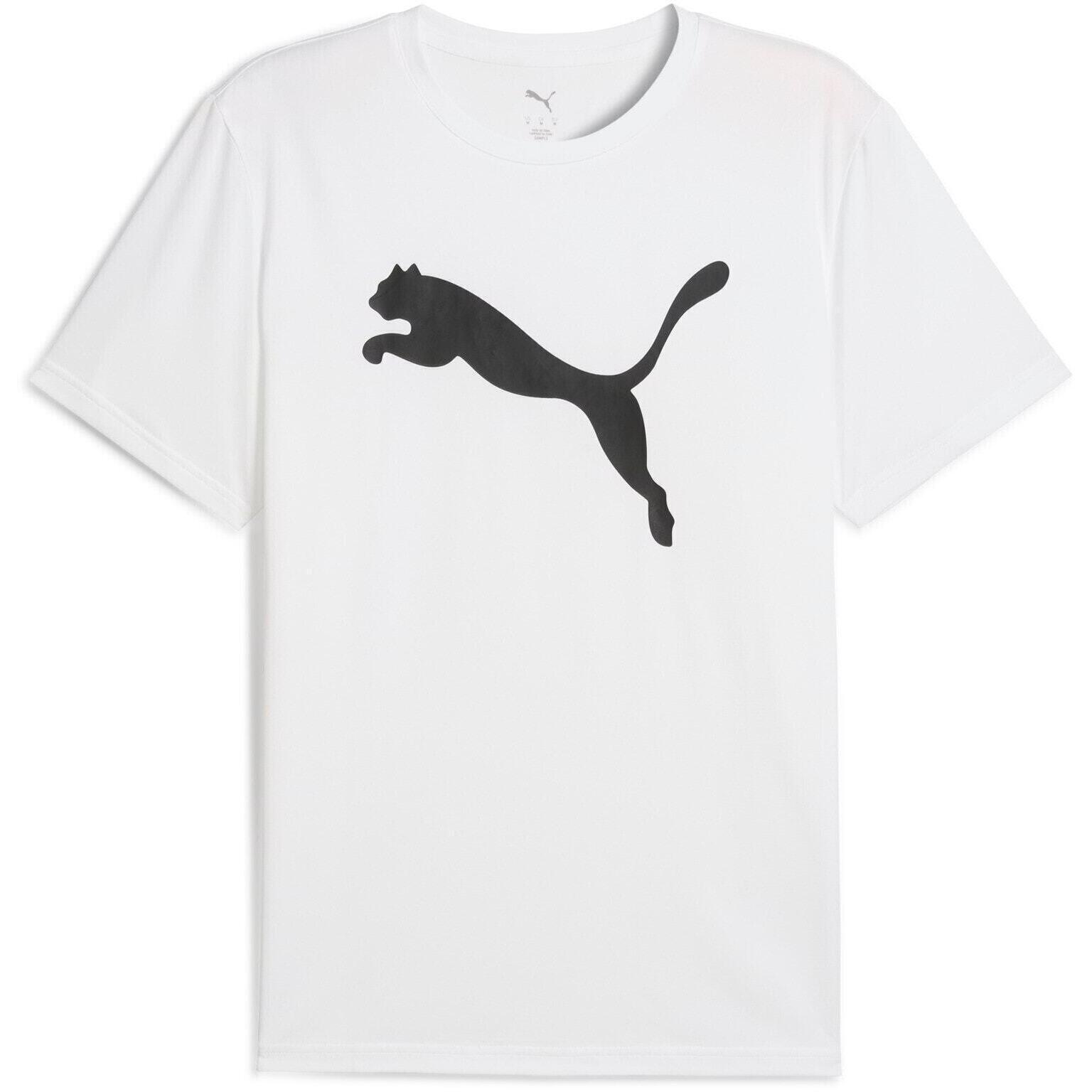 T-shirt Puma M Tad Essentials Solid Cat Tee, Blanc, Hommes 4/5