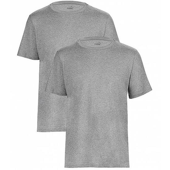 T-Shirt Puma Junior Base T-shirt Navy 2-pack, Grau, Kinder