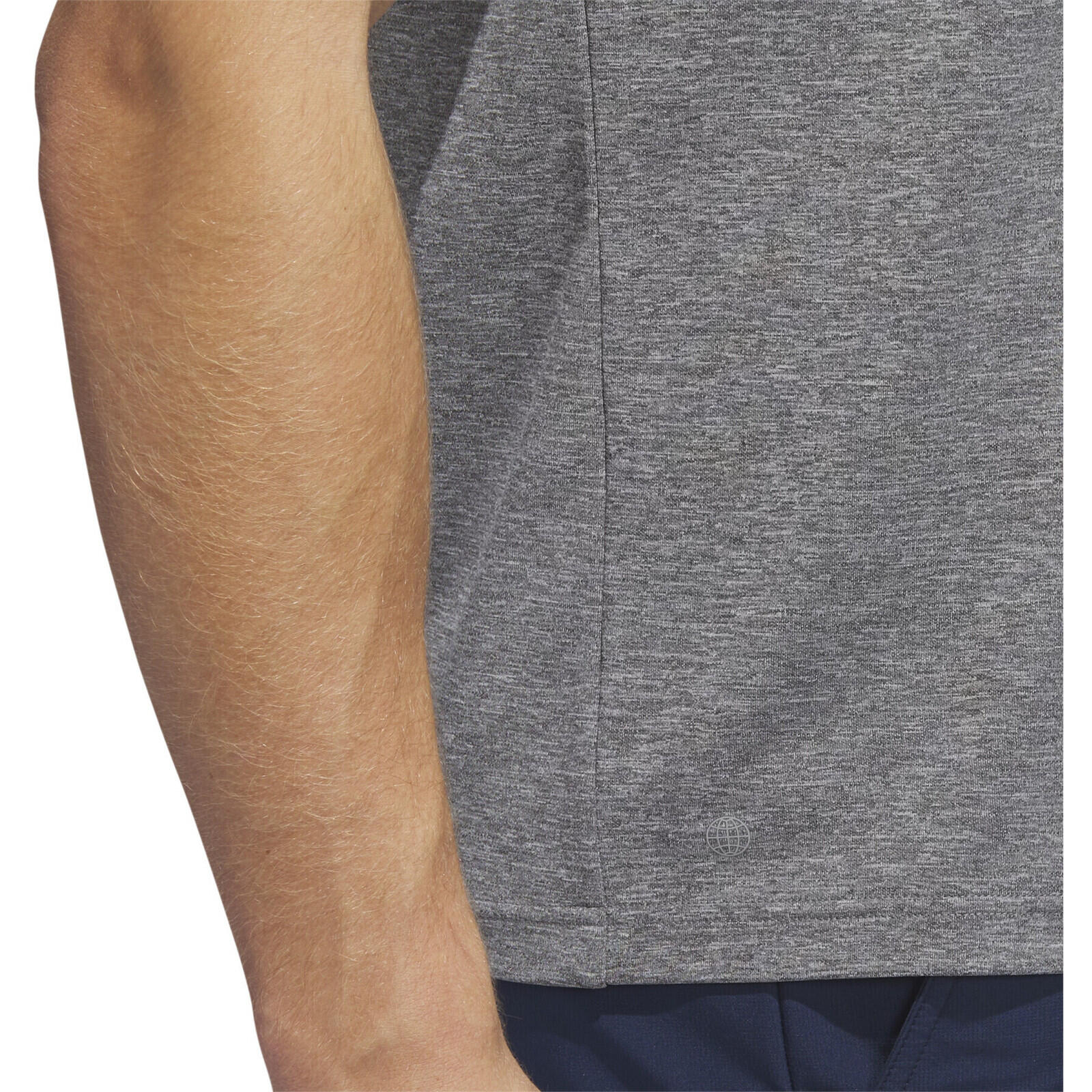 T-shirt adidas Poloshirt Performance Drive Heather, Gris, Hommes 3/3