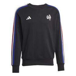 Sweat col rond 3 bandes XV de France Essentials Noir