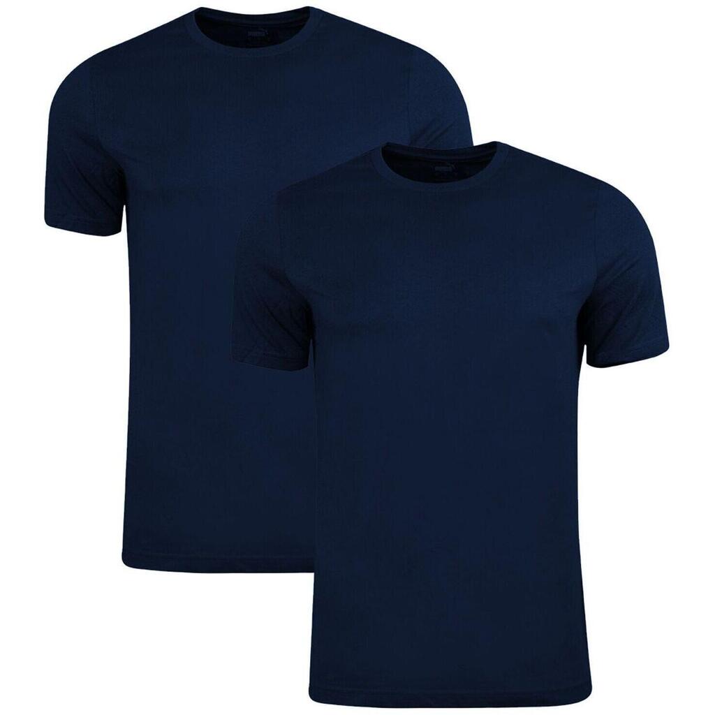 T-shirt Puma Junior Base T-shirt Navy 2-pack, Blue, Kids