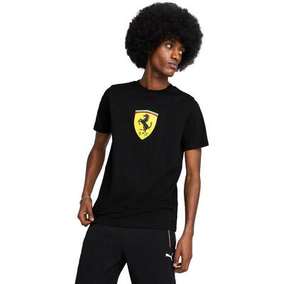 Maglietta Puma Ferrari Race Colored Big Shield Tee Nero Uomini