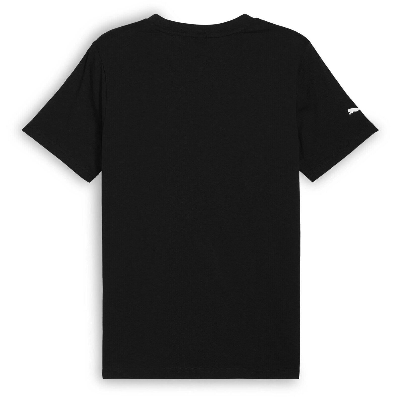 Maglietta Puma Ferrari Race Colored Big Shield Tee, Nero, Uomini 5/7