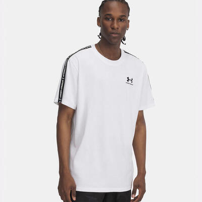 T-shirt Ua Icon Heavyweight Con Bande Firmate Per Uomo