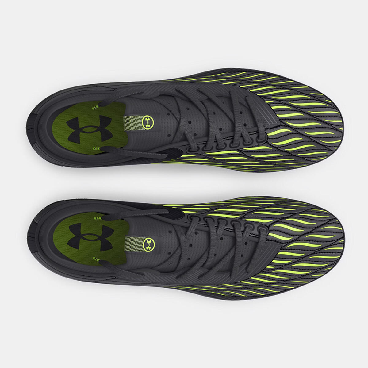 Botas de fútbol UA Magnetico Select 4 Fg Negro y verde 4/5