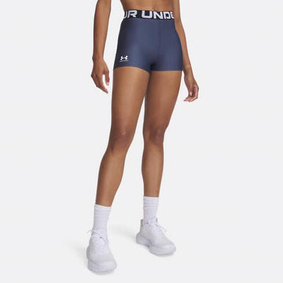 Pantalón Corto Under Armour Heatgear® Gris Tormenta Para Mujer