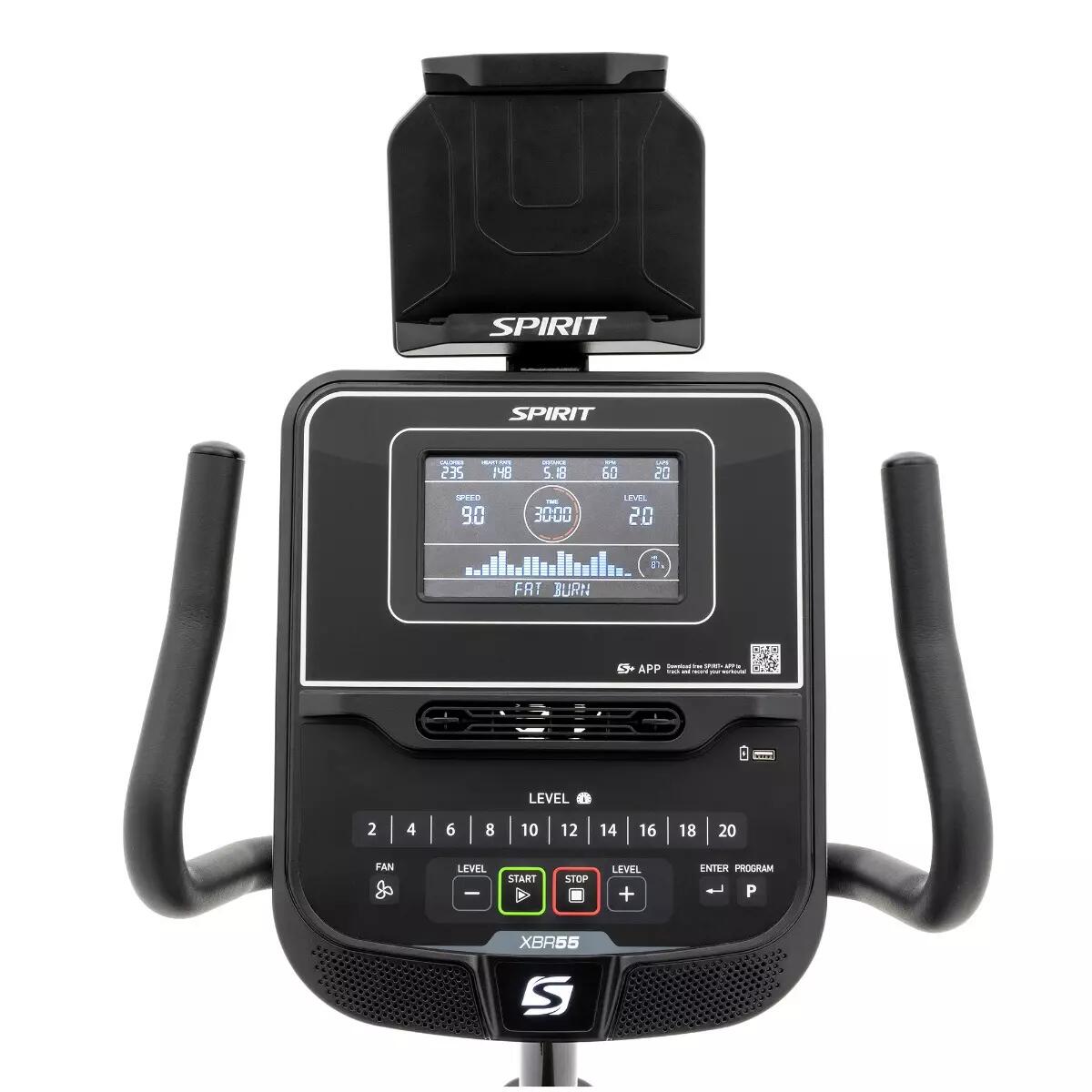 Spirit Fitness XBR55 ligfiets 3/7