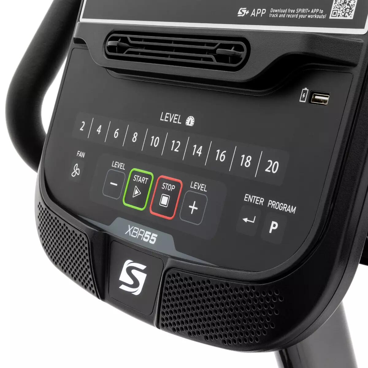 Spirit Fitness XBR55 ligfiets 5/7