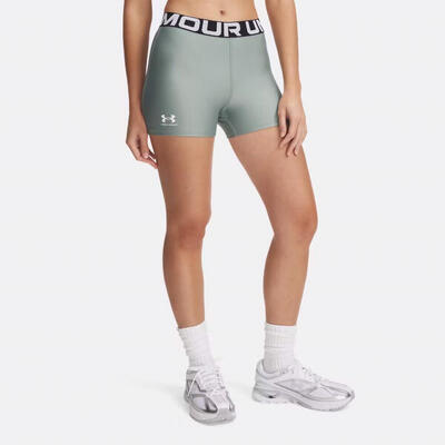 Under armour heatgear® silica compressie short groen voor dames