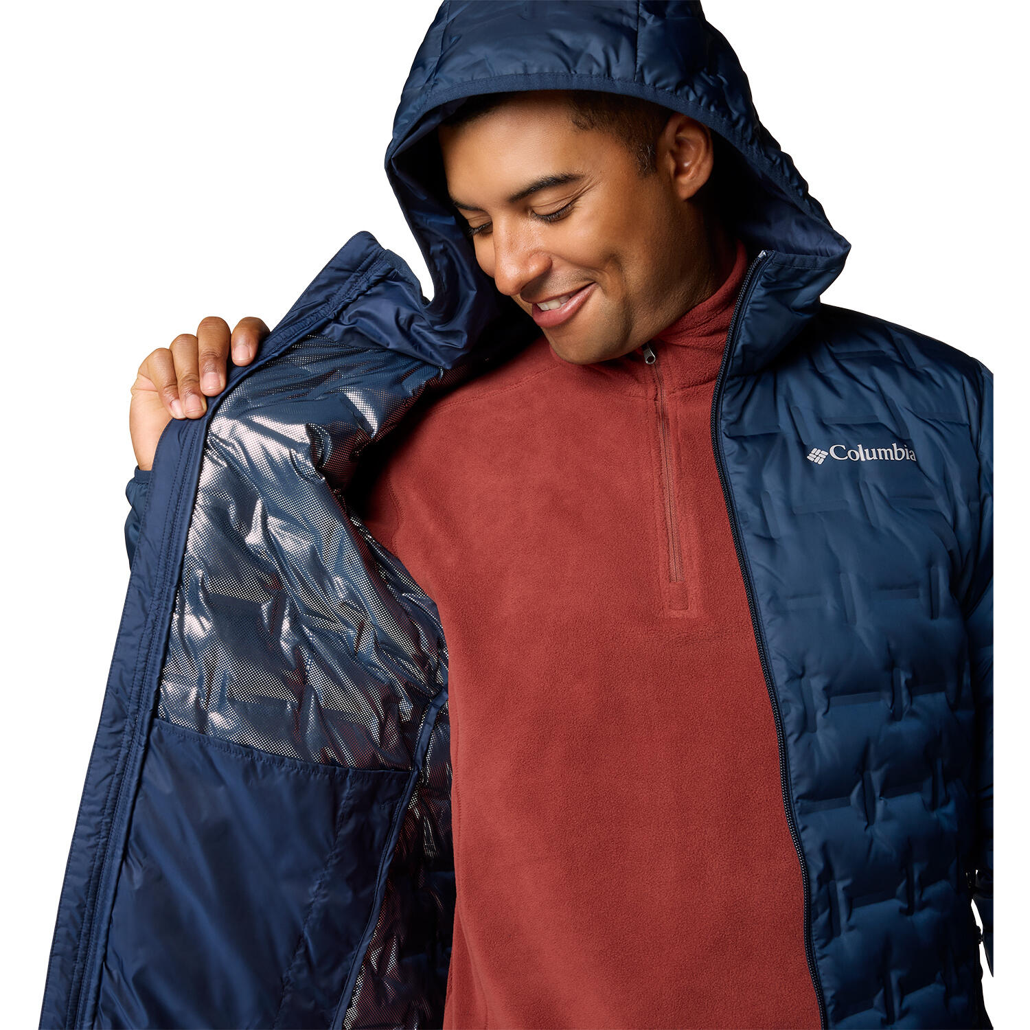 Veste matelassée pour homme Columbia Delta Ridge II avec capuche 4/7