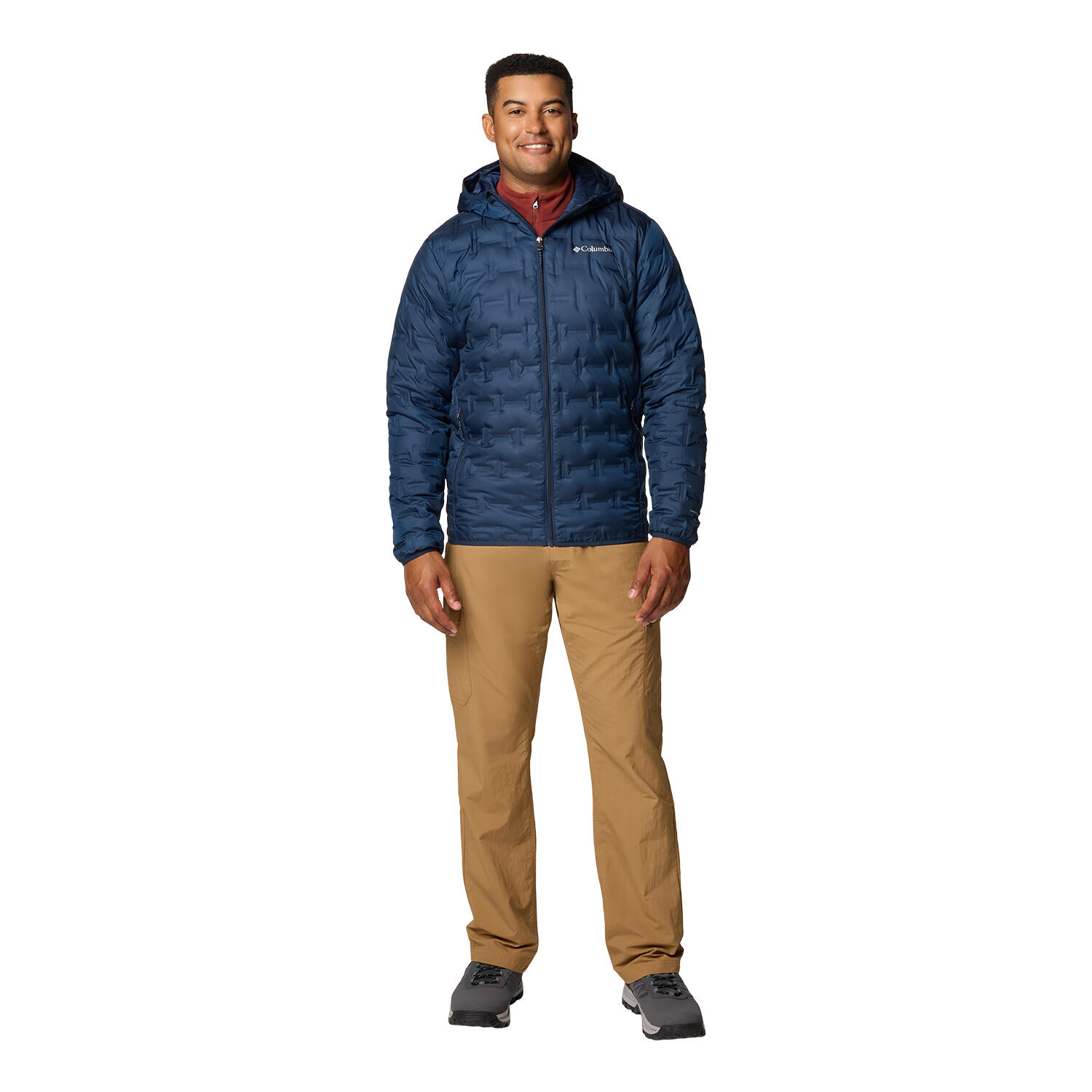 Veste matelassée pour homme Columbia Delta Ridge II avec capuche 6/7