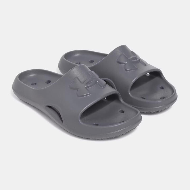 Claquettes grises UA Locker V pour adulte