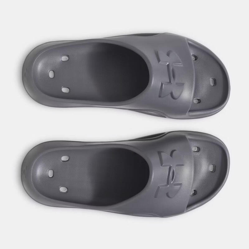 Claquettes grises UA Locker V pour adulte