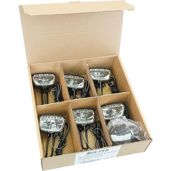 Busch & Müller E-Bike-Scheinwerfer Briq-S E E-25 schwarz 60 lx Werkstatt 6 St...