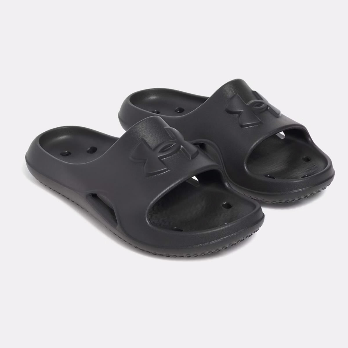 Claquettes noires UA Locker V pour homme 5/7