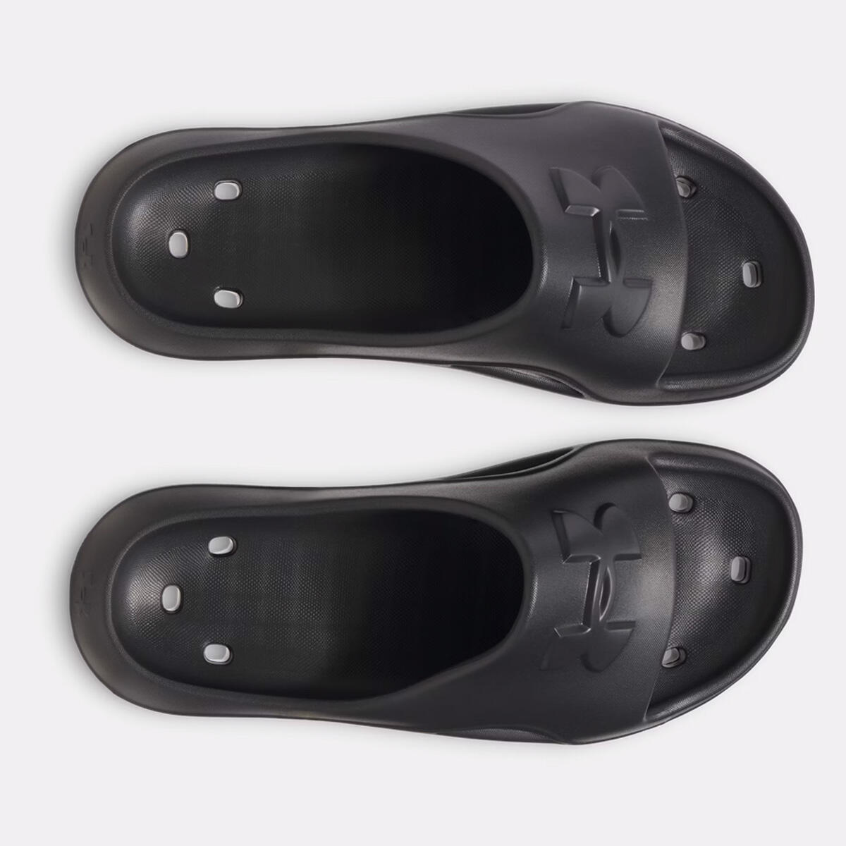 Claquettes noires UA Locker V pour homme 4/7