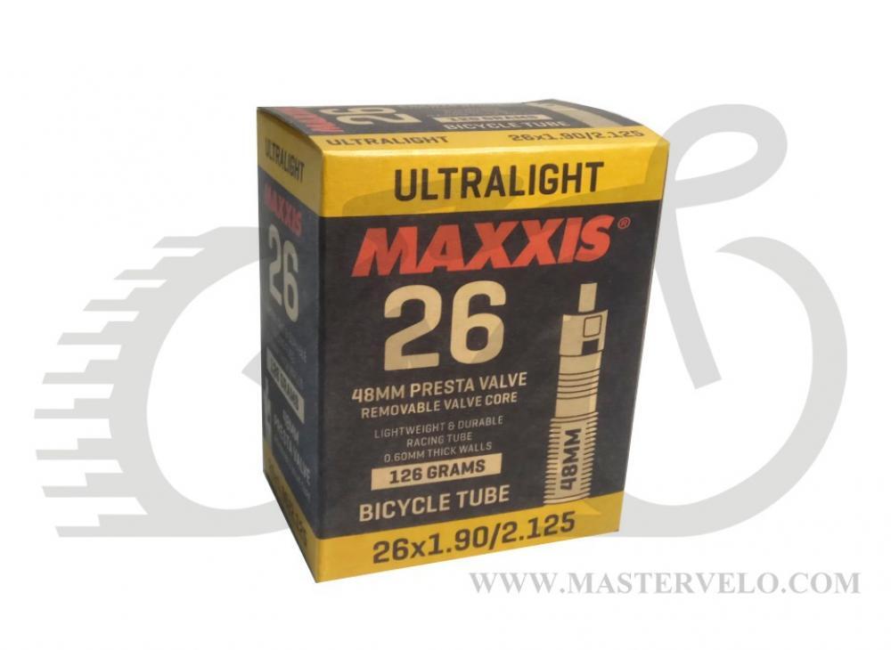Chambre à air Maxxis 26x1.90-2.125" 47/57-559 UltraLight SV 48 mm 2/2