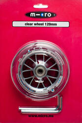 Piece detachee Trottinette Roue Transparente 120mm Sprite