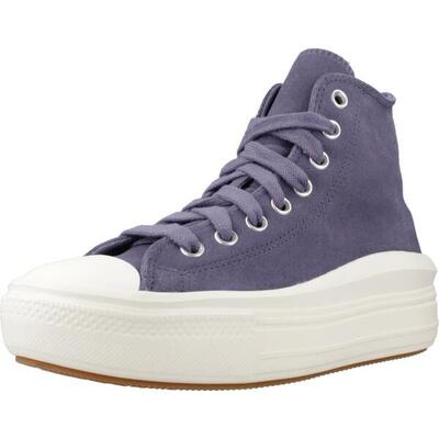 Zapatillas niña Converse Chuck Taylor All Star Move Platform Suede Violeta