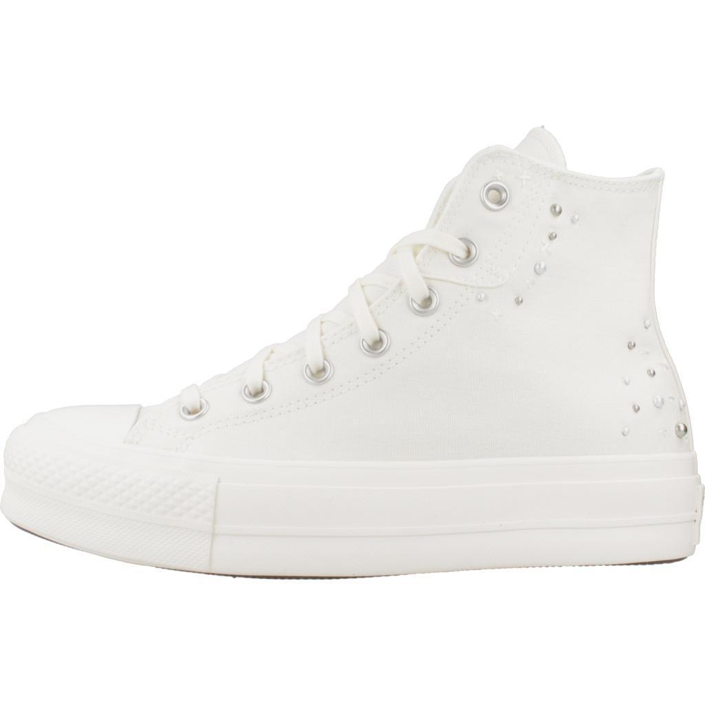 Baskets Converse Modèle Ctas Lift Hi Couleur Blanc 2/5