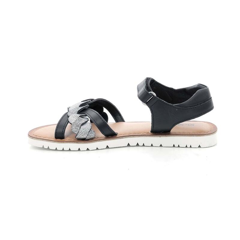Sandały dziecięce Kickers BETTY NOIR METALLISE