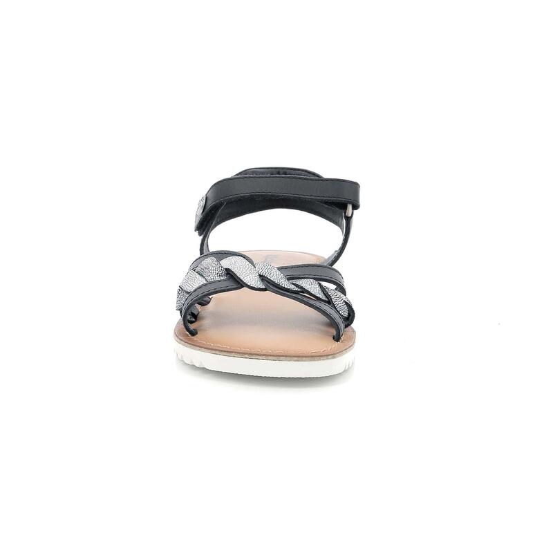Sandały dziecięce Kickers BETTY NOIR METALLISE