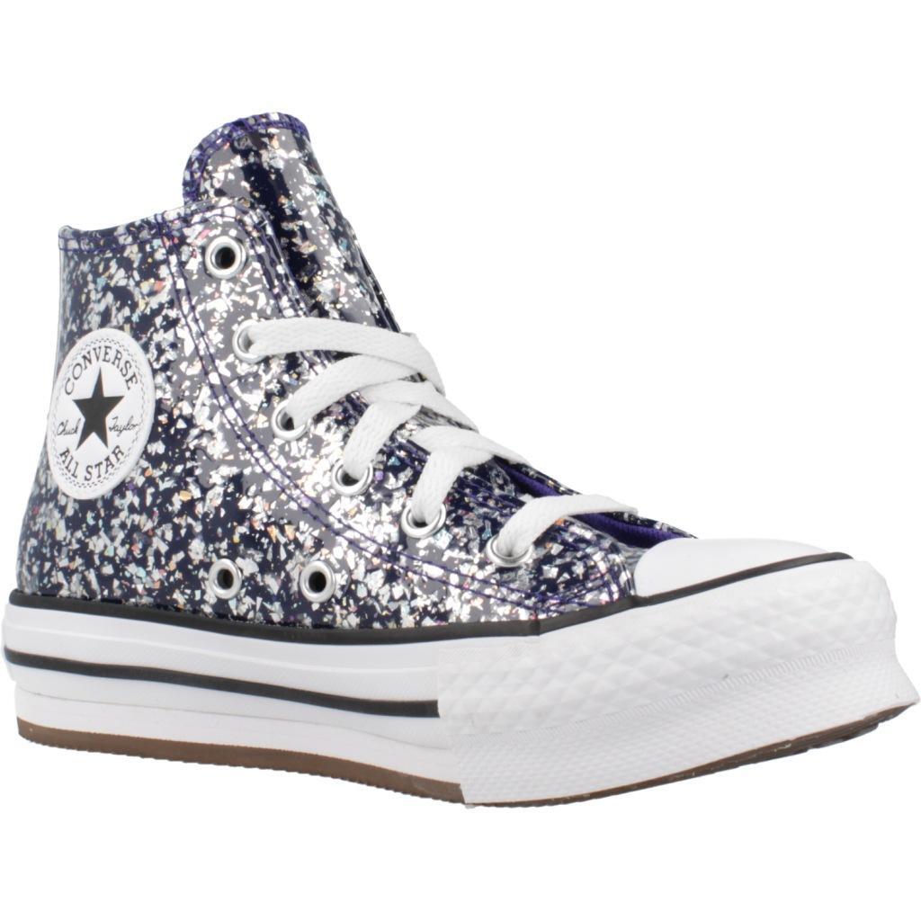 Ténis Converse Modelo Chuck Taylor All Star Eva Lift Hi Cor Azul 5/5