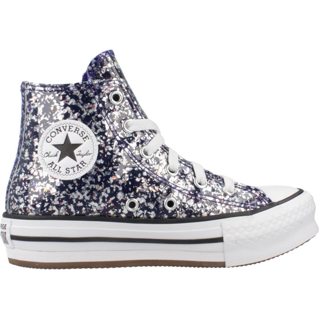 Ténis Converse Modelo Chuck Taylor All Star Eva Lift Hi Cor Azul 4/5