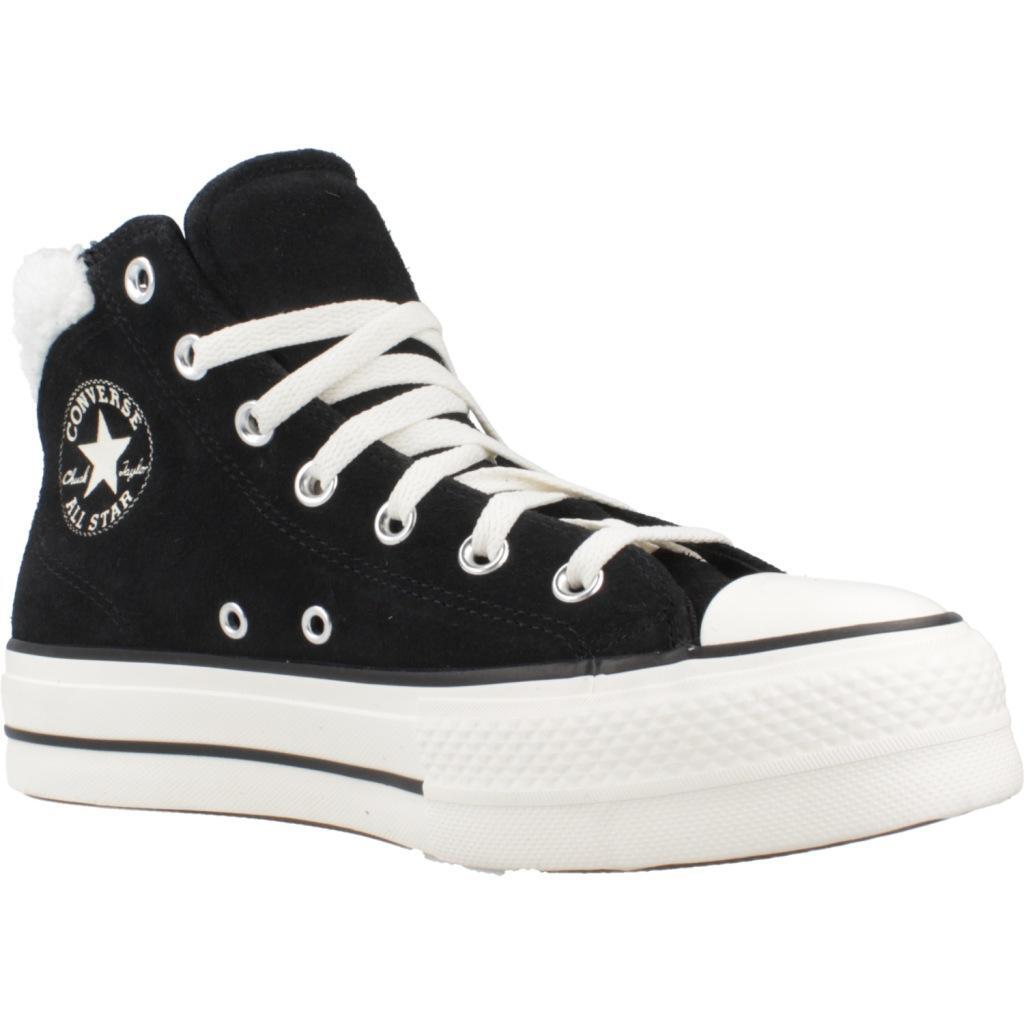Baskets Converse Modèle Chuck Taylor All Star Puff Lift Hi Couleur Noir 5/5