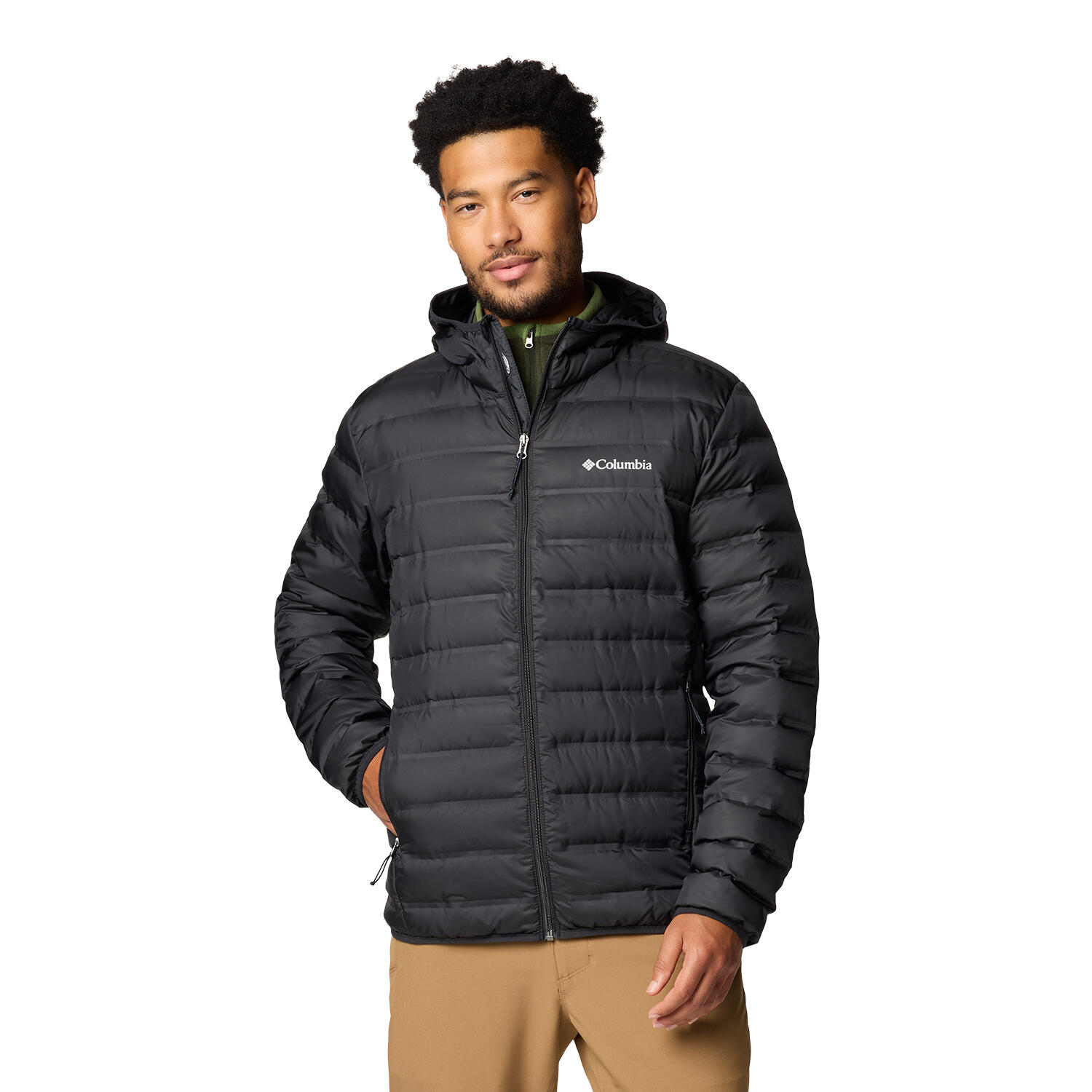 Kurtka puchowa męska Columbia Lake 22 II Down Hooded Jacket z kapturem