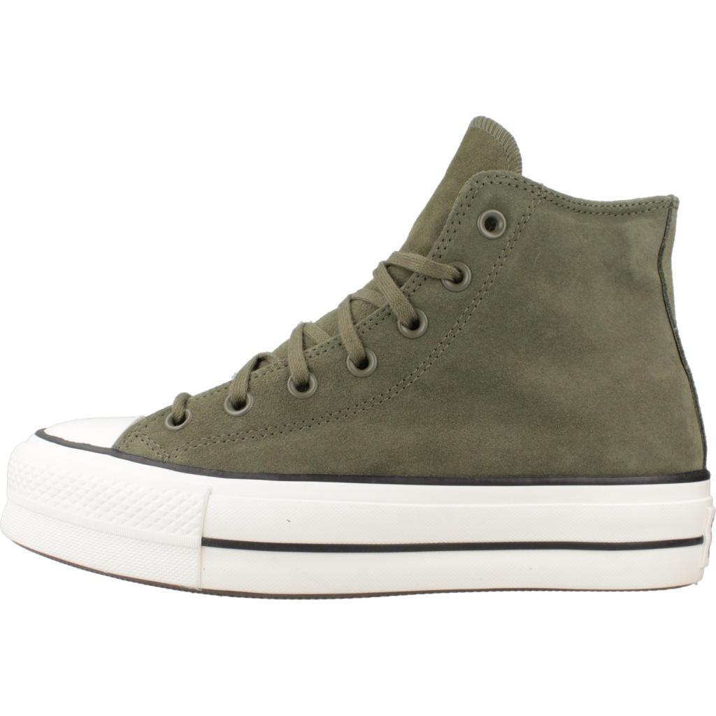 Zapatillas mujer Converse Ctas Lift Hi Verde 2/5