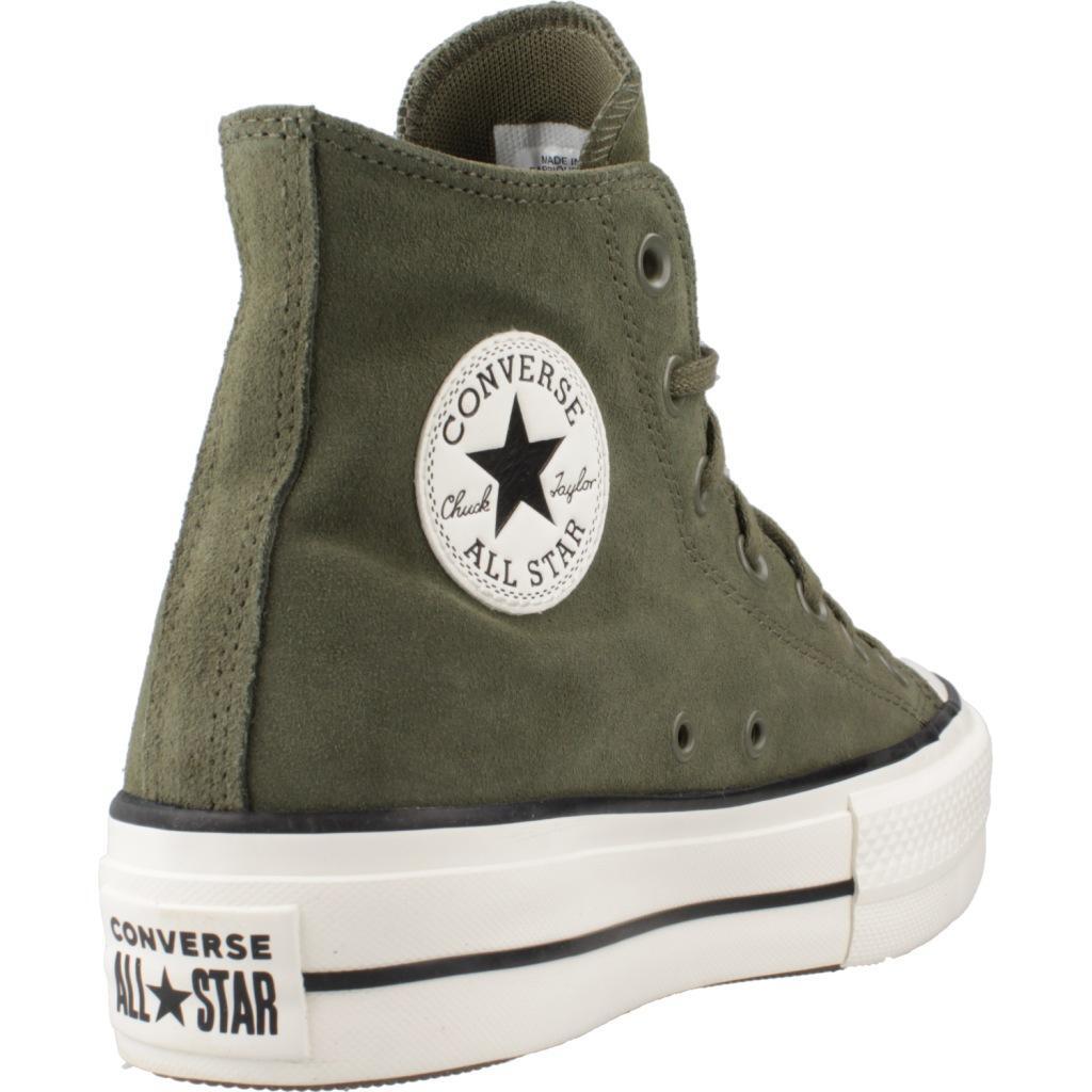 Zapatillas mujer Converse Ctas Lift Hi Verde 3/5
